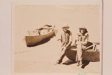 Fred Jayne and Bus Hatch at mouth of Chuar Creek