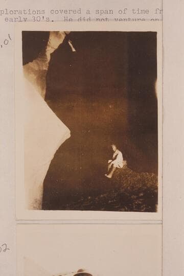 Charles L. Bernheimer.  Protected for the rigors of field work in the western part of the Navajo Reservation.  His explorations covered a span of time from 1919 to the early 30s.  He did not venture on the river