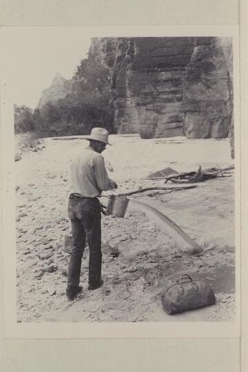 Frank Wright, boatman and cook