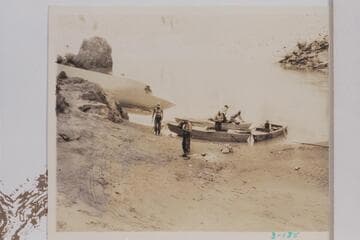 Embarkation from camp below Elves Chasm