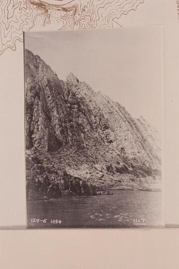 Upper end of Iceberg Canyon at Mile 288.4