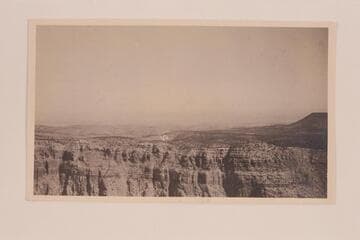 Across the gorge of the Little Colorado.  Part of Cedar Mountain at right margin