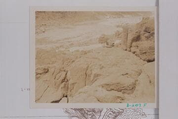 Cache left by Eddy at Dubendorff Rapid after losing the "Powell" when lining 1927, July 27.  Taken when Eddy was with The Dusty Dozen