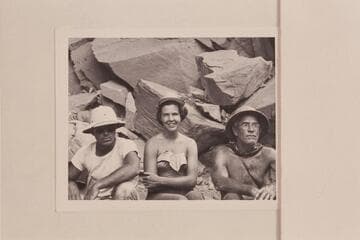 The Frosts.  Skipper; Elaine; San Juan Jack.  Second run of the San Juan in 1954.  Above Moonlight Wash