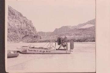 Art Greene's boat used in Glen Canyon