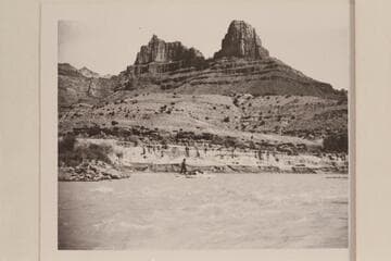 Sharp Mountain Falls or Sharp Rock Falls.  Approximately Mile 38.  The map shows a rapid at Mile 38.7 and 36.7