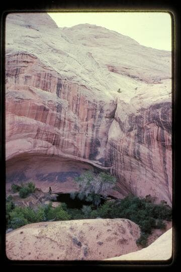 Gorge below bridge, tributary, Halls Creek above Baker's Ranch