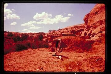 Hogan in Bald Rock Canyon