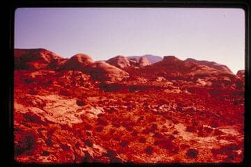 Cha Butte, Navajo Mountain from top of trail