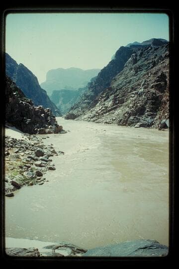 Down river from Travertine Fall; Mile 230.5