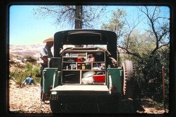 Bates Wilson and his kitchen, lunch