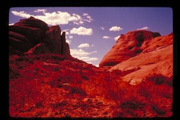 Route out of Anasazi Canyon