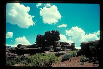 Formations in Castle Valley along Colorado River above Moab