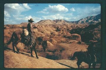 Buck Whitehat, trail west Nasja Creek
