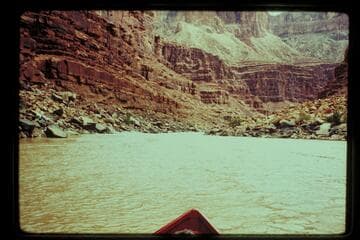 Above mile 21 rapids looking down stream