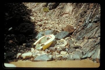 Wreck of the "Donz" below Hance
