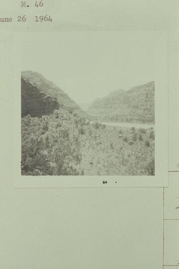 Left bank down river, Mile 46