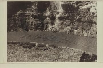 Mile 0.9 to 0.5, San Juan River.  Preliminary gauge:  12,000 cfs