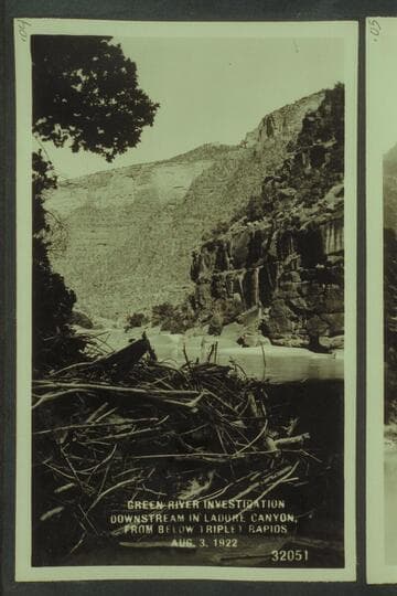 Green River Investigation:  Downstream in Ladore Canyon from below Triplet Rapids