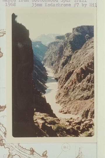 Grapevine Rapid from Cottonwood Spur Trail