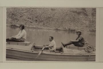 Edith Kolb, Emery Kolb, and Catherine Pahl, Lees Ferry