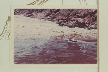 Jim Jordan driving the "Circle" into head of Vulcan Rapid.  Dock Marston is riding.  The run was close to a perfect course