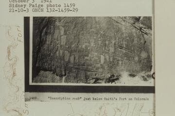 Inscriptions at Smith Fork