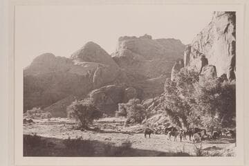 Up Navajo Canyon from the mouth of the side canyon where the Ba-Sah Bridge is located