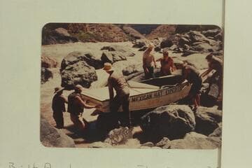 Portage at Lava Falls