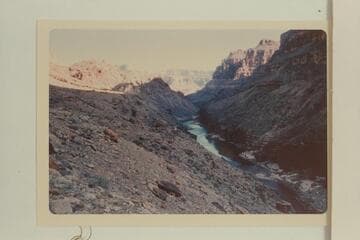 Upriver from high detour just above nameless canyon east of Fishtail Canyon