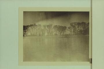 The Wimmer Ranch opposite the mouth of the San Rafael.  Easton, Leeds and Wheeler cruise on the "Paddy Ross"