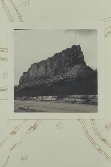 Butte above mouth of Horseshoe Canyon