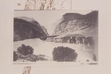 Down Canyon of Lodore from inside Gates