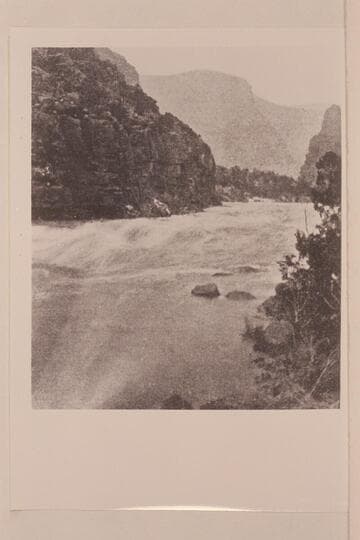 The Canyon of Ladore- upper part of Disaster Falls where Powell lost the "NO-NAME" in 1869