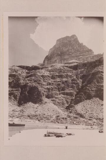 Across the river at mouth of Tapeats Creek