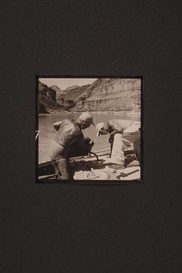 Gassing the boats at Whitmore Wash.  Marston at left and Masland at right