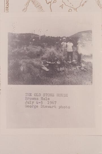 Old stone house in Brown's Hole