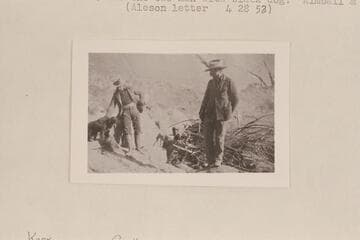 No. 109, Chas. Gibbons album.  Knox.  Galloway (right-hand figure).  Glen Canyon