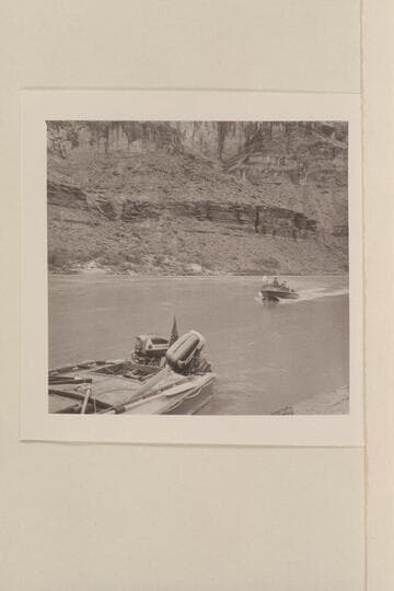 The "Bootoo" comes in for a landing at camp near Mile 210