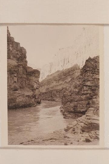 Up river from ledges below mouth of Supai Creek
