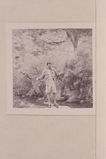 Bill Beer fishing at Tapeats Creek