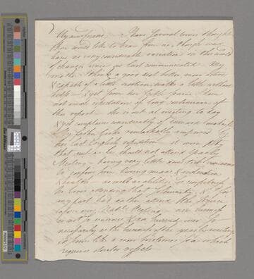 Shackleton, Abraham. Letter to Elizabeth (Pim) Pike