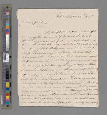 Lecky, James. Letter to Abraham Shackleton