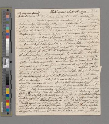 Jones, Rebecca. Letter to Richard Shackleton