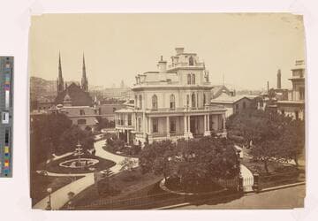 [Residence of Mr. Milton S. Latham, Folsom Street between Second and Third, San Francisco]