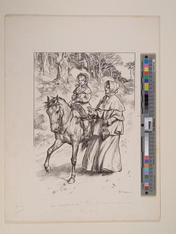 Illustration to Susan Warner's "The Wide, Wide World"