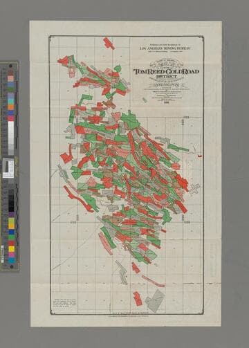 Group map of the Tom Reed Gold Road District Mohave County Arizona / Compiled from personal surveys, official records and other reliable sources, by Haff & Colwell, U.S. mining surveyors