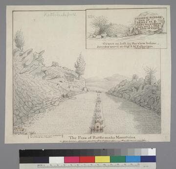 The Pass of Rattle-snake Mountains