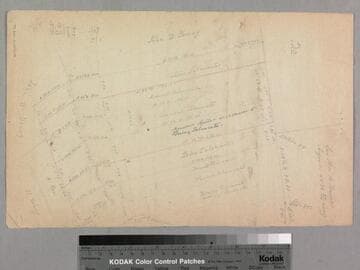 Rancho la Ballona : S87, partition of 1868 - parcels of Valenzuela, Talamantes, Aguilar