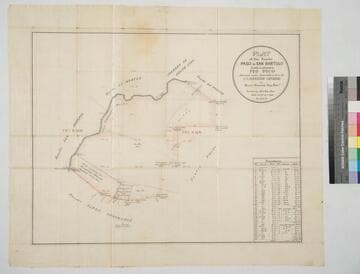 Plat of the Rancho Paso de Bartolo finally confirmed to Pio Pico